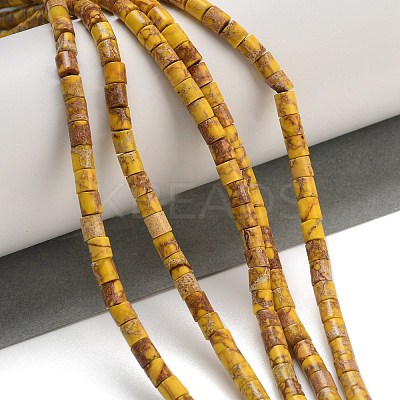 Natural Imperial Jasper Beads Strands G-P460-06F-1