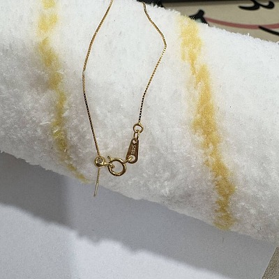 925 Sterling Silver Cable Chain Adjustable Slider Necklaces for Women NJEW-U030-01G-02-1-1