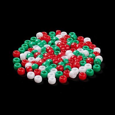 Christmas Theme Opaque Acrylic Beads SACR-Q195-02-1