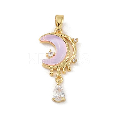 Rack Plating Brass Pendant KK-H476-09G-1
