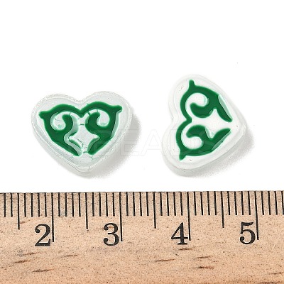 Dyed & Heated Baking Paint Glass Beads LAMP-D004-02C-1