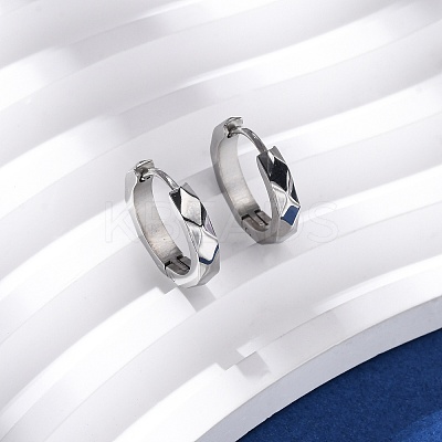 304 Stainless Steel Hoop Earrings EJEW-D331-10P-1