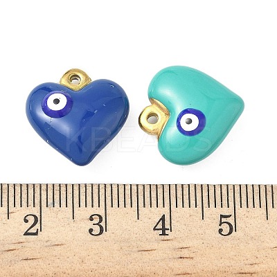 304 Stainless Steel Enamel Pendants STAS-I346-62G-1
