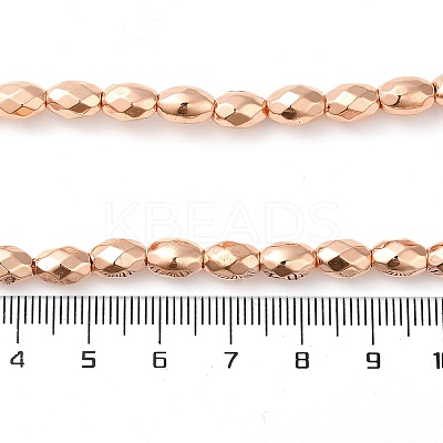 Electroplated Strong Magnetic Synthetic Hematite Beads Strands G-P518-03C-1