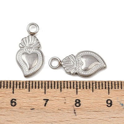 304 Stainless Steel Pendants STAS-A129-08P-1