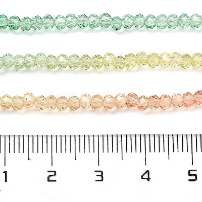 Transparent Painted Glass Beads Strands DGLA-A034-T2mm-A04-1