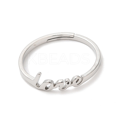Non-Tarnish 304 Stainless Steel Finger Rings RJEW-L107-018P-1