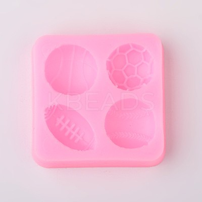 Sport Goods Design DIY Food Grade Silicone Molds LS-AJEW-L054-56-1