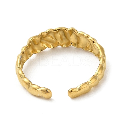 304 Stainless Steel Open Cuff Rings RJEW-Q780-03G-1