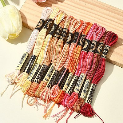 6-Ply Polyester Embroidery Floss OCOR-FZ0001-01E-1