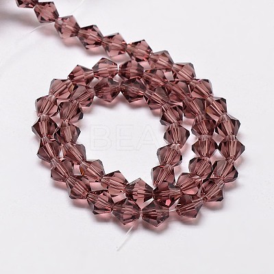Transparent Glass Beads Strands EGLA-A039-T6mm-D05-1