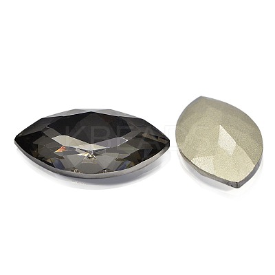 Faceted Horse Eye Glass Pointed Back Rhinestone Cabochons RGLA-A011-17x32mm-SM-1