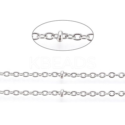 Tarnish Resistant 304 Stainless Steel Cable Chain CHS-L024-019P-1