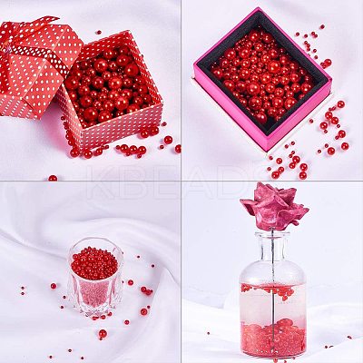 Imitation Pearl Acrylic Beads OACR-PH0001-05-WH-1