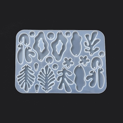 DIY Bohemian Style Irregualr Pendants Silicone Molds DIY-A039-02-1