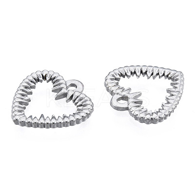 Non-Tarnish 201 Stainless Steel Pendants STAS-N098-176P-1