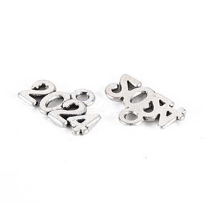 Tibetan Style Alloy Charms X-TIBE-S323-109AS-RS-1