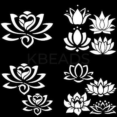 4Pcs 4 Styles PET Waterproof Self-adhesive Car Stickers DIY-WH0308-225A-029-1