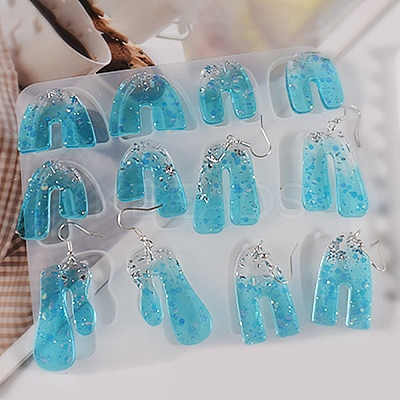 DIY Pendant Silicone Molds DIY-G091-03B-1