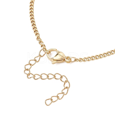 304 Stainless Steel Twisted Chain Curb Chain Slider Necklaces Making AJEW-JB01488-1