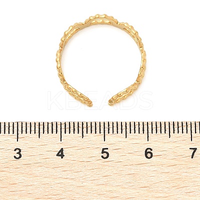 304 Stainless Stee Open Cuff Rings for Women RJEW-Q006-03B-G-1