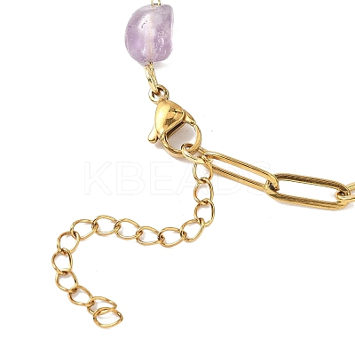 304 Stainless Steel Paperclip Chain Bracelet Making AJEW-JB01434-03-1