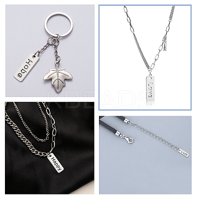 304 Stainless Steel Pendants STAS-UN0012-81P-1