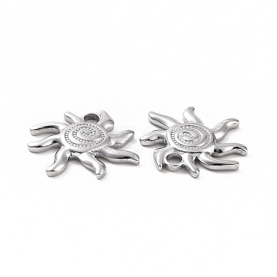 Non-Tarnish 304 Stainless Steel Pendants STAS-C003-12P-1