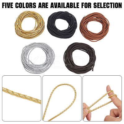 10M Round Imitation Leather Braided Cord WL-GF0001-32C-02-1