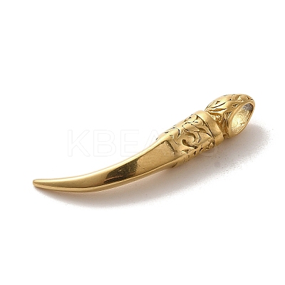 PVD Vacuum Plating 304 Stainless Steel Pendants STAS-B053-32G-1