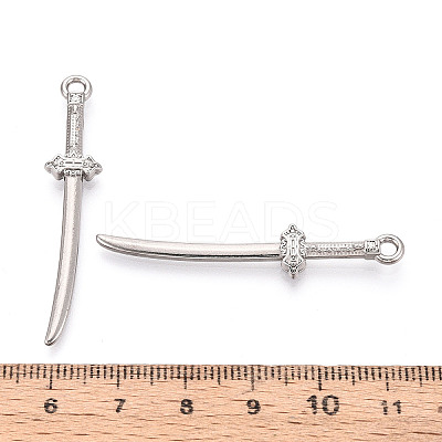 304 Stainless Steel Pendants STAS-N114-60P-1
