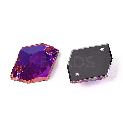 Irregular Rhombus Sew on Rhinestone RGLA-G019-01C-1