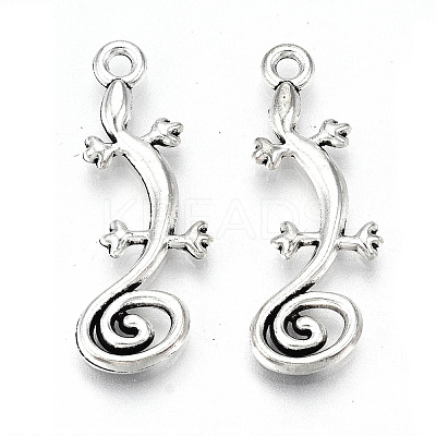 Tibetan Style Alloy Pendants TIBE-S323-050AS-RS-1