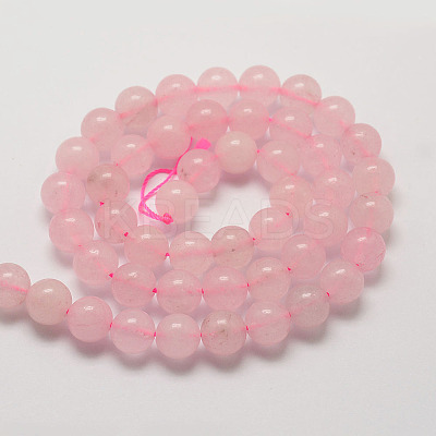 Natural Rose Quartz Bead Strands LS-G-P281-02-12mm-1