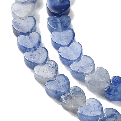Dyed & Heated Natural Blue Aventurine Beads Strands G-M403-A33-02-1