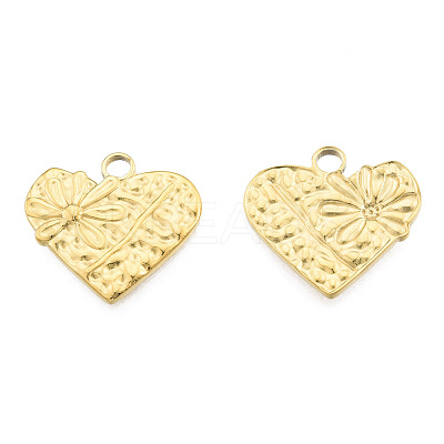 Ion Plating(IP) 201 Stainless Steel Pendants STAS-N098-242LG-1