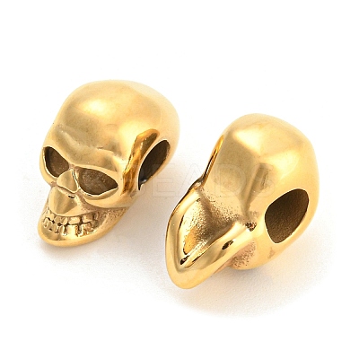Halloween Ion Plating(IP) 304 Stainless Steel European Beads STAS-F243-42G-1