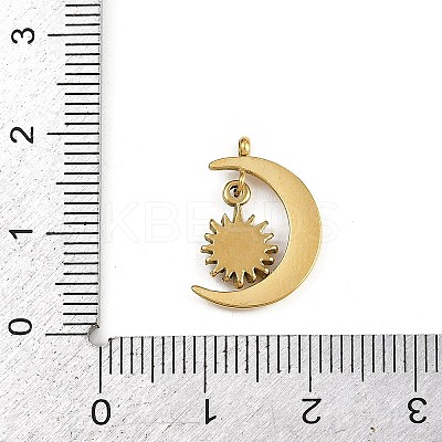 304 Stainless Steel Rhinestone Pendants LS-STAS-L296-11G-1