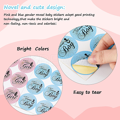 2 Sheets 2 Colors Gold Stamping Round Dot Paper Sealed Decorative Stickers STIC-WH0004-19-1