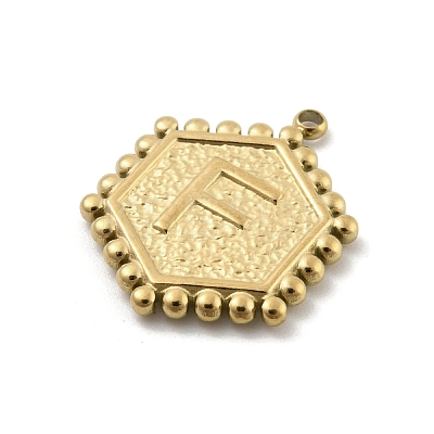 201 Stainless Steel Pendants STAS-R227-01G-G-1