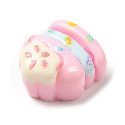 Opaque Resin Decoden Cabochons LS-RESI-C036-04E-1