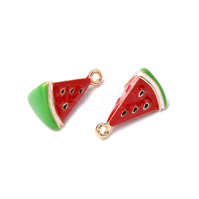 Alloy Enamel Pendants PALLOY-T094-06E-1