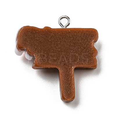 Opaque Resin Pendants CRES-D010-02F-1