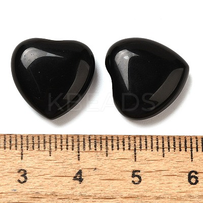 Natural Obsidian Cabochons G-F776-02A-20-1