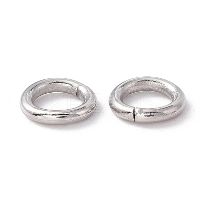 Non-Tarnish 304 Stainless Steel Open Jump Rings STAS-C040-01E-P-1
