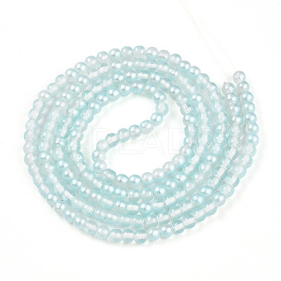 Baking Paint Transparent Glass Beads X1-DGLA-N011-4mm-05-1