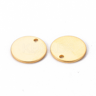 201 Stainless Steel Stamping Blank Tag Pendants LS-STAS-T058-12mm-G-1