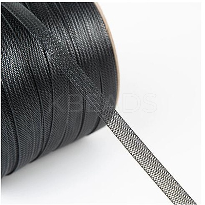 Polyester Deco Mesh Ribbons OCOR-WH0064-76B-1