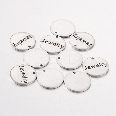Non-Tarnish 201 Stainless Steel Pendants LS-STAS-O078-C15-1