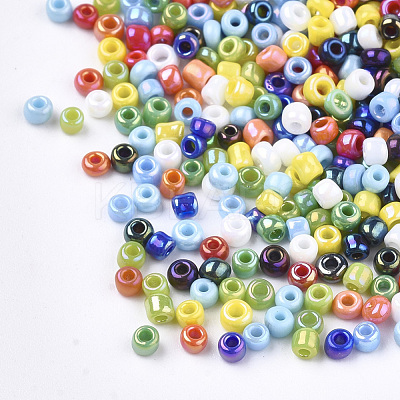 Opaque 8/0 Glass Seed Beads SEED-S023-01B-M-1